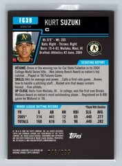 2006 Bowman Chrome Draft Picks Kurt Suzuki #FG39 Xfractor #048/299
