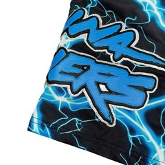 Rare Carolina Panthers Black Blue Custom Handmade AOP Shorts Mens Med Large