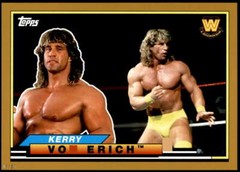 Kerry Von Erich 2018 Topps Heritage 5×7 Gold Big Legends #BL-26 /10