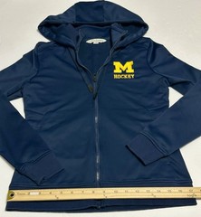 Port Authority University Michigan Wolverines Women&rsquo;s Full-Zip Hooded Jacket Sm