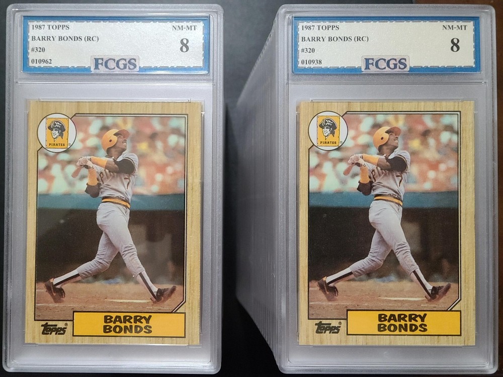 1987 Topps Barry Bonds RC #320 Graded FCGS 8 NM-MT