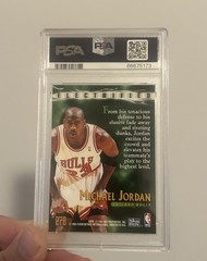 1995-96 Skybox Premium – Electrified Michael Jordan #278 PSA 9