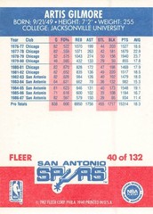 ARTIS GILMORE FLEER BASKETBALL #40