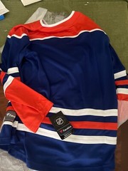 Fanatics Branded NHL Edmonton Oilers Blue Breakaway Jersey