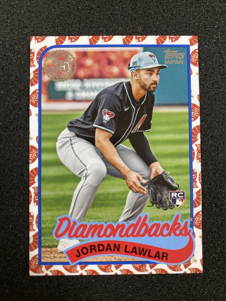 2024 Topps Japan Edition Jordan Lawler RC Koi Fish SP 89J-38 Diamondbacks Rookie