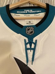 San Jose Sharks Fanatics Branded Breakaway Away Jersey – White