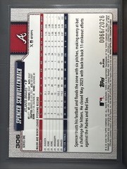 2026 Topps Series 1 – Future Stars Spencer Schwellenbach #306 Gold /2026