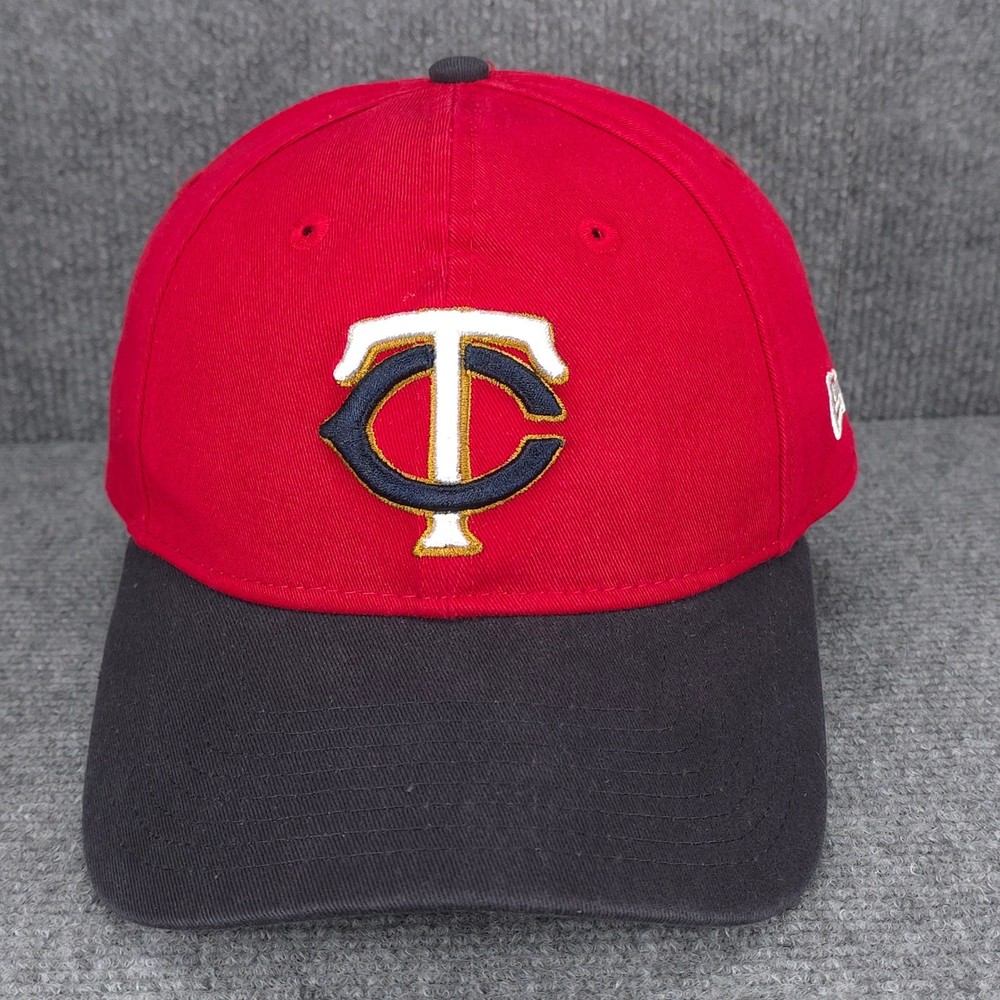 Minnesota Twins Hat Cap Strap Back One Size Red Navy MLB Baseball New Era
