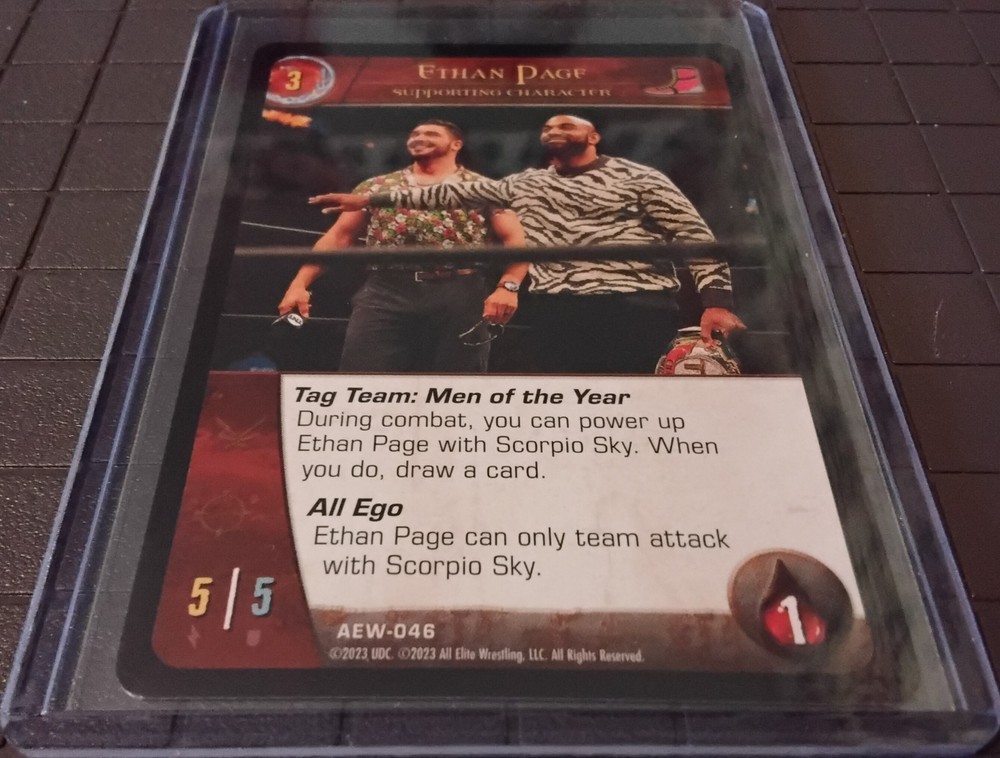 2023 Upper Deck AEW Vs System Ethan Page