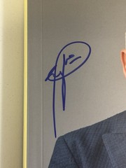 ROBERTO BAGGIO – Dual Signed “A Light In The Darkness” Book Autographed On Cover