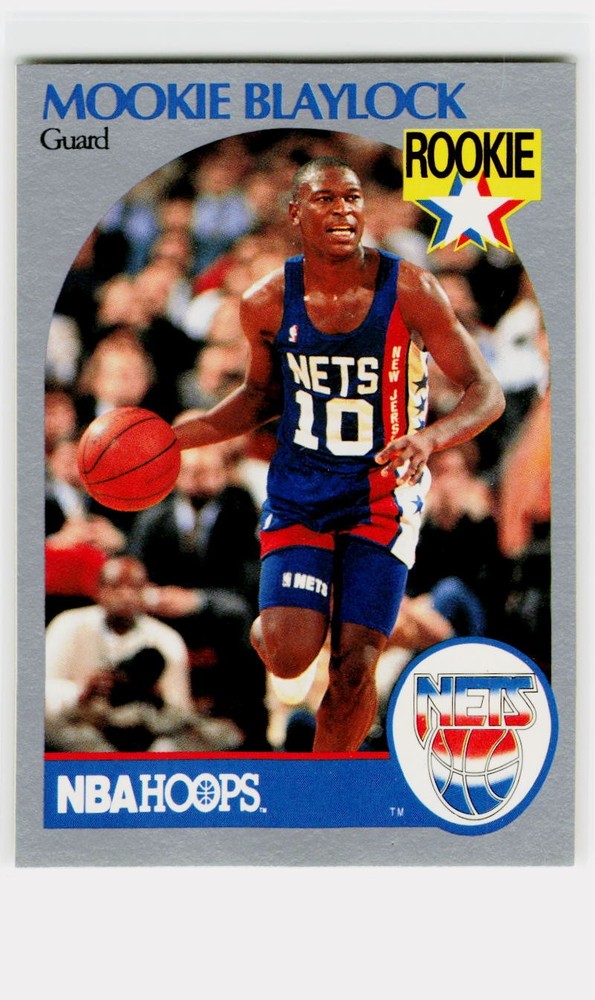Mookie Blaylock 1990-91 Hoops #193 New Jersey Nets Rookie