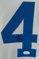Sam Perkins autographed signed jersey NCAA North Carolina JSA COA