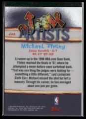 2000-01 Topps Gold Label #JA6 Michael Finley Jam Artists
