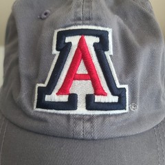 Arizona Wildcats Mens Adjustable Strap Back Gray College Hat Cap NCAA Russell