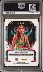 Raquel Gonzalez 2022 Panini Prizm WWE Superstar Green Pulsar Auto 4/10 PSA 9