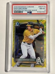 2025 Bowman Chrome Prospects Yellow Wave Shotaro Morii #BCP-170