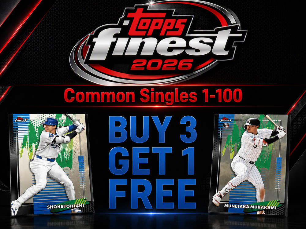 2026 Topps Finest Base Common Singles 1-100 You Pick Complete Your Set