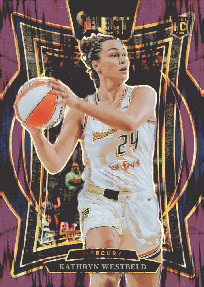 2025 Panini Select WNBA #11 Kathryn Westbeld Purple Flash Prizms #/149