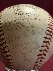 1963 New York Mets Official Baseball Team Signed Stengel Snider Hickman Hunt