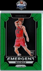 2024-25 Panini Prizm #7 Matas Buzelis Emergent Prizms Green