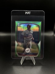 Josue De Paula Green Refractor /99 2023 Bowman Chrome BCP-172 Dodgers