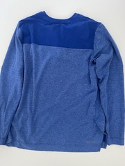 Nike SMU Mustangs 1/4 Zip Long Sleeve Pullover Sweatshirt M Blue/Red