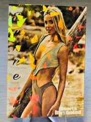 🔥OLIVIA « LIVVY » DUNNE 2025 Smoking Hot White Cracked Ice BLOND BOMBSHELL CARD🔥