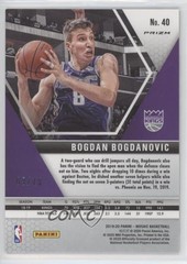 2019-20 Panini Mosaic FOTL Green Swirl Prizm 9/10 Bogdan Bogdanovic #40 z4k