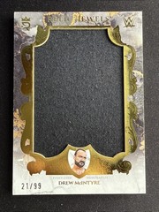 Drew McIntyre Event Used Relic 2025 Topps Royalty WWE Relic Jewels /99 #RJ-5
