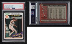 1980 Topps Burger King Pitch Hit & Run Restaurant Steve Carlton #2 HOF 0lr5