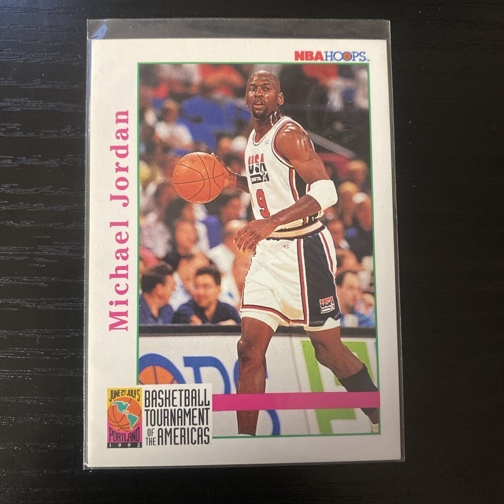 1992-93 NBA Hoops Tournament Of The Americas Michael Jordan #341 Team USA
