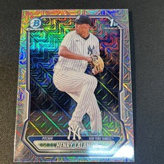 Henry Lalane 2026 Bowman Chrome 1st Mojo Refractor + Base RC Yankees (2)