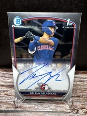 2023 Bowman Draft – Chrome Prospect Autographs Ralphy Velazquez #CDA-RV (AU, RC)