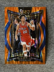 2024-25 Panini Select – Concourse Jared McCain #82 Orange Flash Prizm (RC) A247