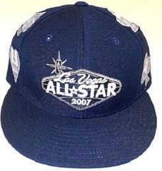 NBA All Star 2007 FLat Brim FItted Adidas Hat – Size 7 7/8