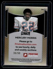 2025 Leaf Metal Pristine Auction #364 Mercury Morris Prismatic Silver #/50