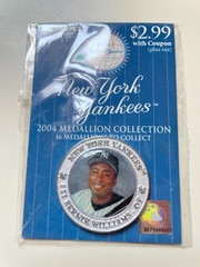 NY YANKEES 2004 MEDALLION AND BERNIE WILLIAMS PIN