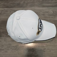 Vintage Notre Dame Strapback Hat Cap 90s White Gold Fighting Irish UND Est 1842