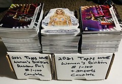 2021 Topps WWE Women’s Division 1-100 Set + Inserts + 1-100 Rainbow Foil Set