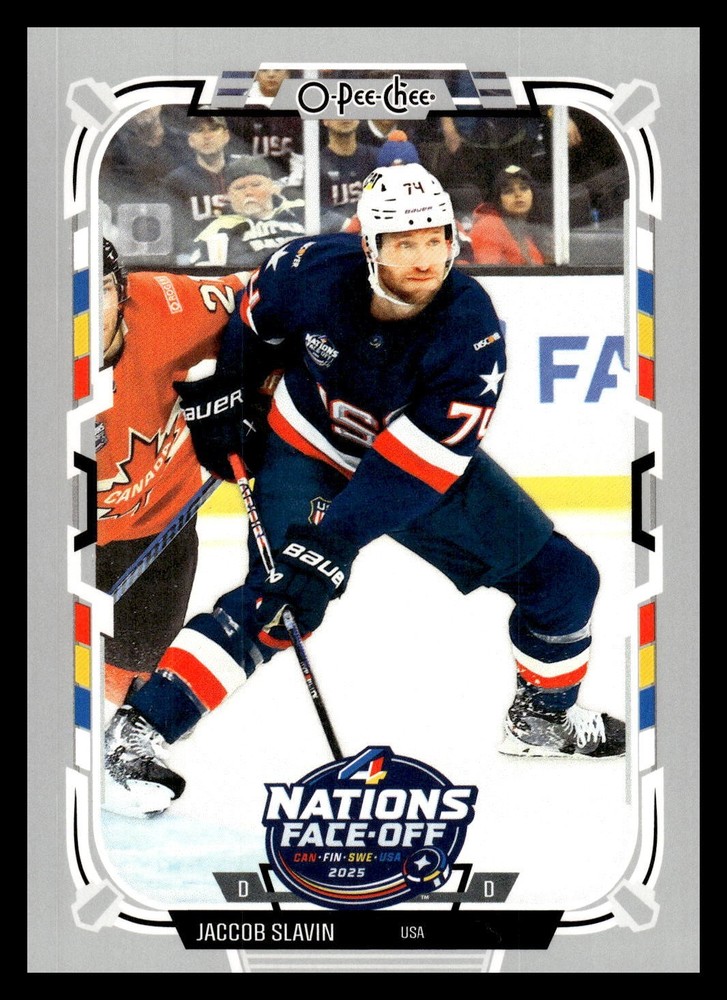 2025-26 UD OPC 526 Jaccob Slavin, Team USA