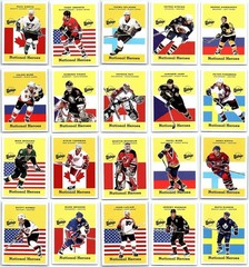 2000-01 UPPER DECK VINTAGE NATIONAL HEROES COMPLETE 20 HOCKEY CARD SET LOT Jagr