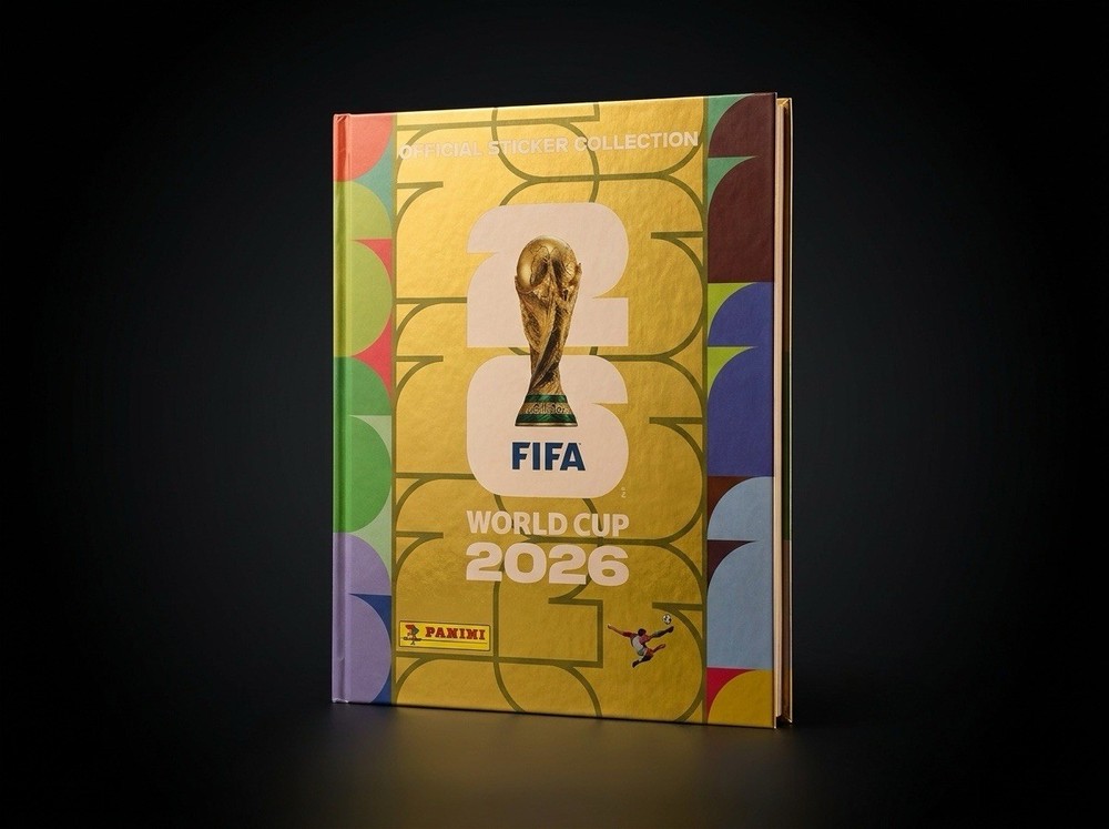 Panini FIFA World Cup 2026 Premium Gold Hardcover Album. LATAM EXCLUSIVE
