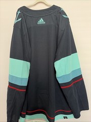 Mens Adidas NHL Seattle Kraken Black Stitched Home Hockey Jersey – Size 56