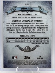 2026 Bowman Chrome Aaron Judge Bowman Sterling Pink Mojo Refractor /199 NM!