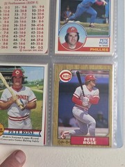 Lot of 100 PETE ROSE CARDS ~TOPPS OPEECHEE FLEER DONRUSS NRMT VTG & Team Cards