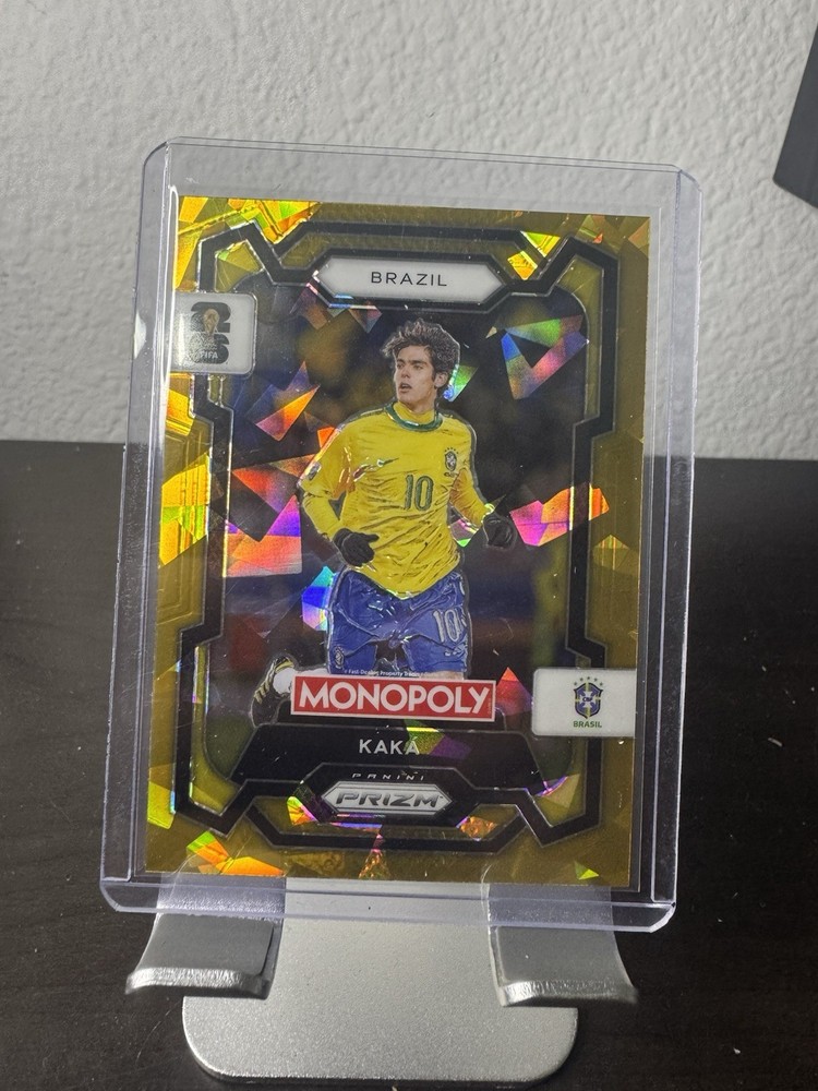 2026 Panini Prizm Monopoly Fifa World Cup – Kaka #19 Gold Cracked Ice Prizm