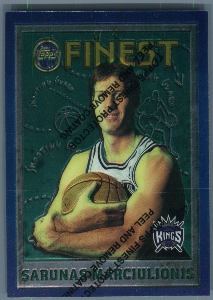 1995-96 Finest Sacramento Kings Sarunas Marciulionis #173
