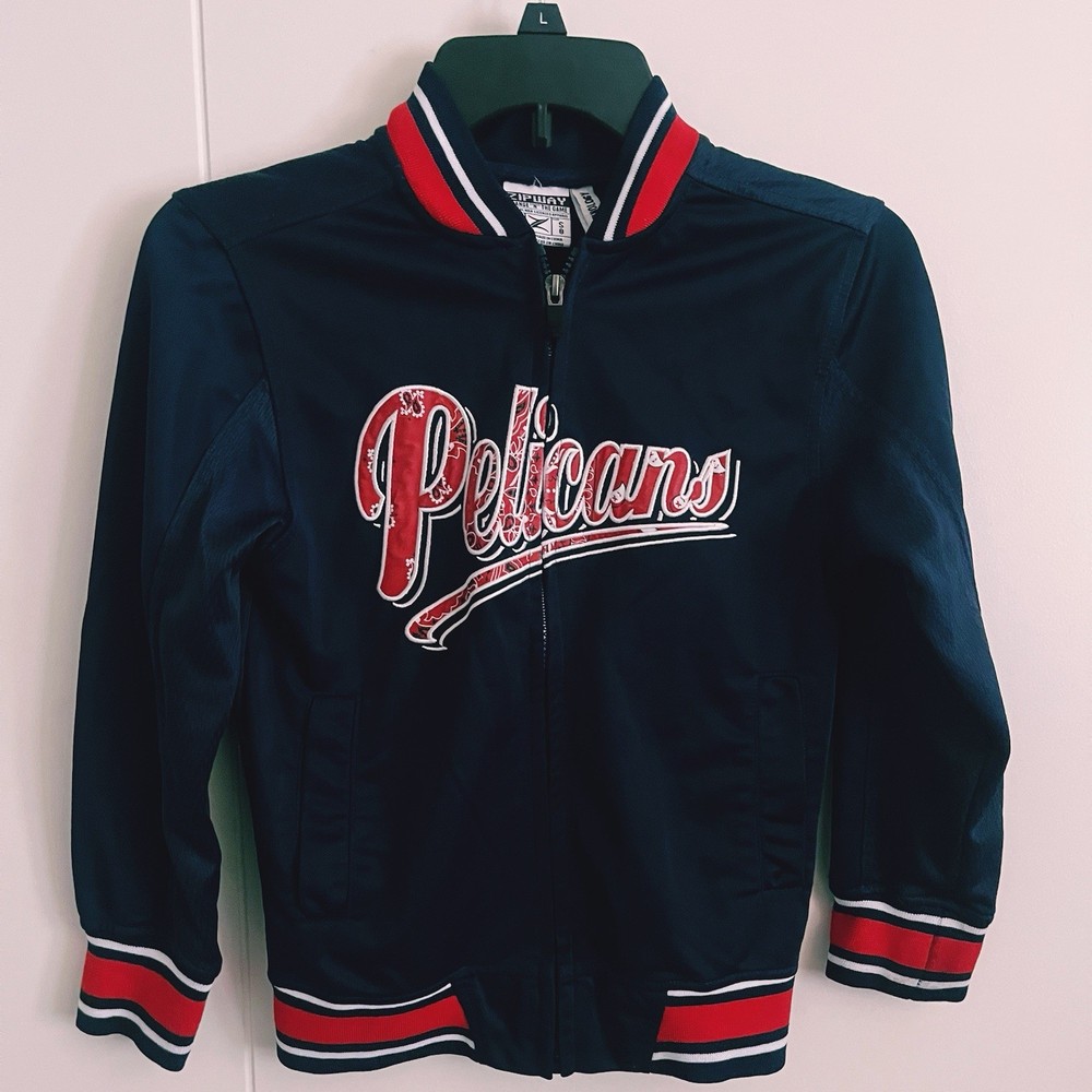 New Orleans Pelicans NBA Zipway Zip Up Track Jacket Youth Small (8)