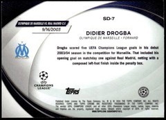 2023-24 Topps Chrome UEFA Competitions #SD-7 Didier Drogba Starball Debuts F5