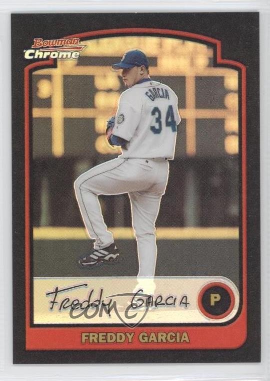 2003 Bowman Chrome Refractor Freddy Garcia #49 4hj
